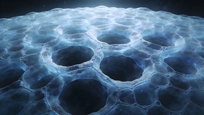 宇宙边缘模拟图